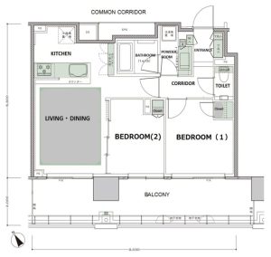 city tower meguro ผังห้อง